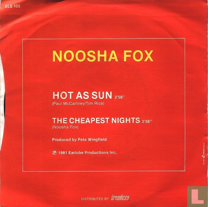 Hot As Sun Single Els Fox Noosha Lastdodo