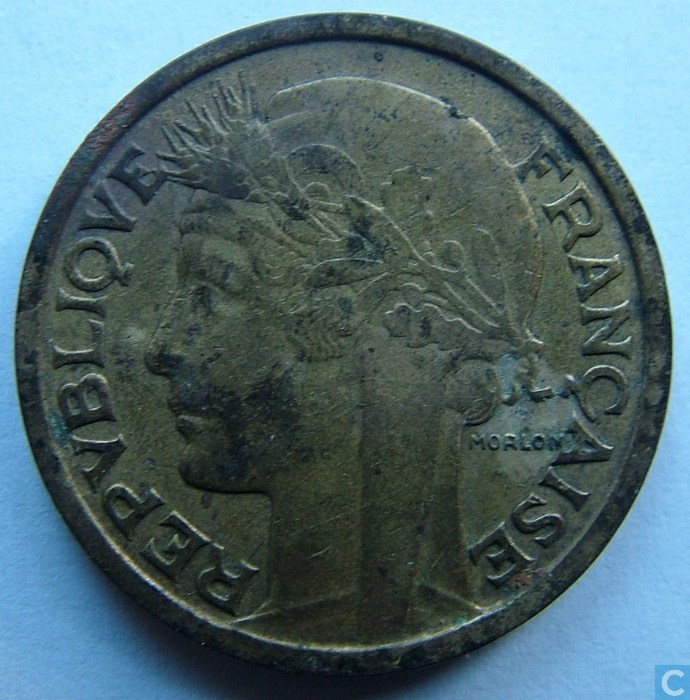 France 2 francs 1938 France  vos pièces sur LastDodo
