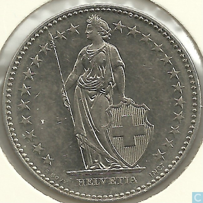 Suisse 2 francs 1994 Suisse  vos pièces sur LastDodo