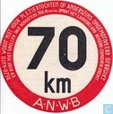 70 km sticker ANWB