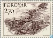 Postzegels - Faeröer - Bruggen