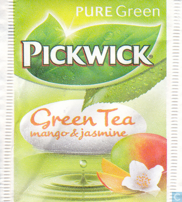 Green Tea mango & jasmine - Pickwick 3 (green leaf) - LastDodo