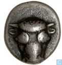 Phocis Delphi AR Hemidrachme / Triobol approximately 457-446 v.Chr.