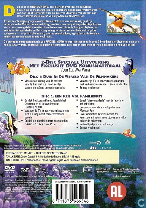 Finding Nemo - DVD - LastDodo