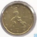 Italië 20 cent 2002
