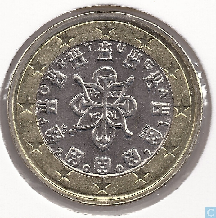 Portugal 1 euro 2002 Portugal  vos pièces sur LastDodo