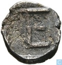 Kolophon, Ionia  AR7 (Tetartemorion, 1/4 Obol)  490-400 v.Chr.