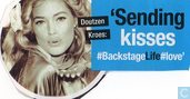 Doutzen Kroes: 'Sending kisses#BackstageLife#love'
