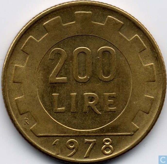 Italie 200 lire 1978 Italie - vos pièces sur LastDodo
