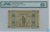 Nederlands Indië 2½ gulden 1940 bankbiljet unc