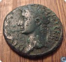 Romeinse Rijk, AE As, 14-37 AD, Augustus Divus onder Tiberius, Rome, 34-37 AD