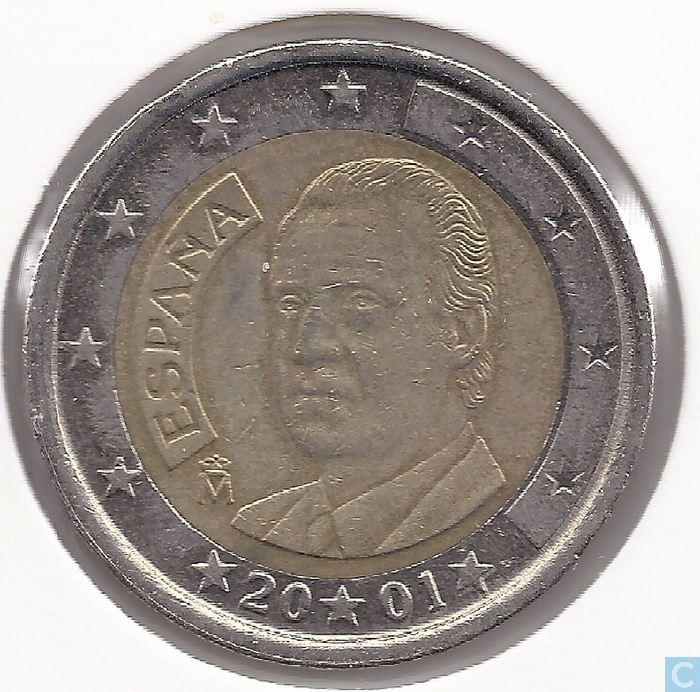 Spain 2 euro 2001 Spain - coins - LastDodo