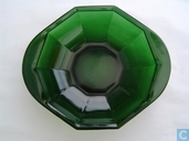 Glazen schaal groen