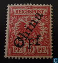 Eagle, with value overprint