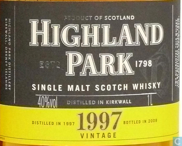 Highland Park Vintage 1997 - Whisky - LastDodo