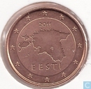 Coins - Estonia - Estonia 1 cent 2011