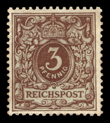 1889 Cijfer met kroon/adelaar in ovaal