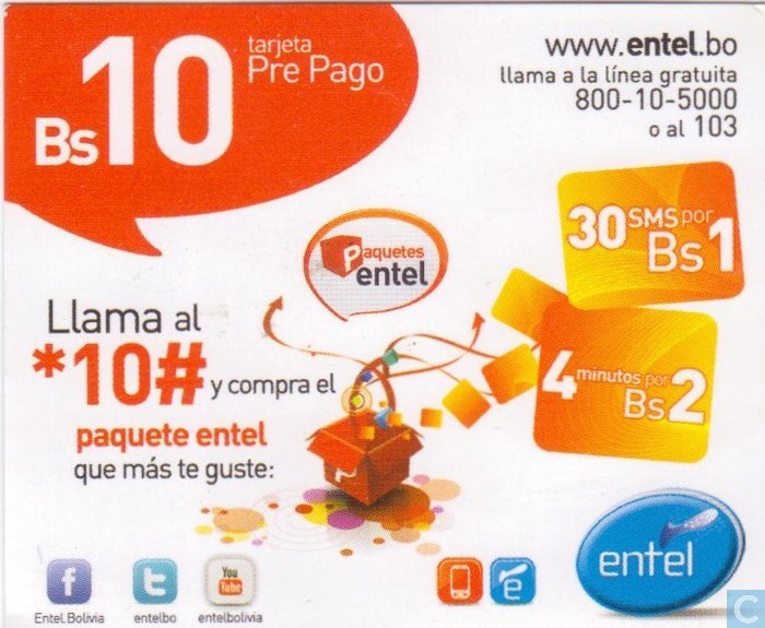 Tarjeta Pre Pago Entel Móvil LastDodo