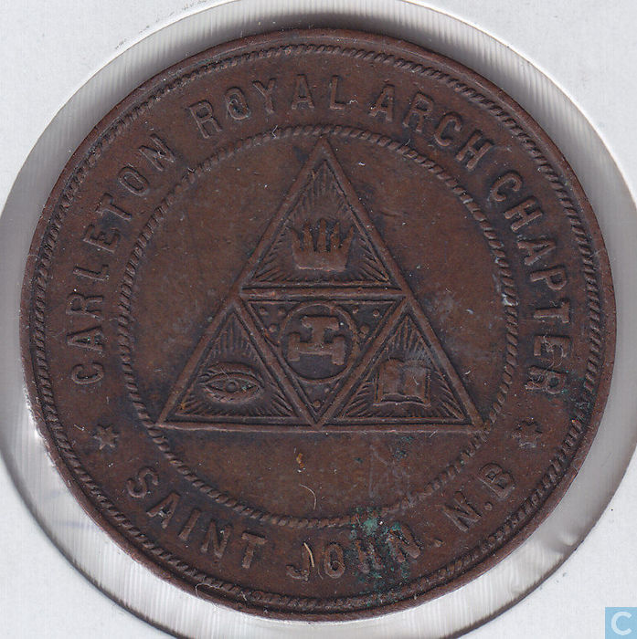 Canada Masonic Penny (Saint John. N.B.) - Commemorative ...