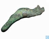 Sarmatia, Olbia (Thrace, Black Sea)  AE Cast Dolphin  5th century BCE