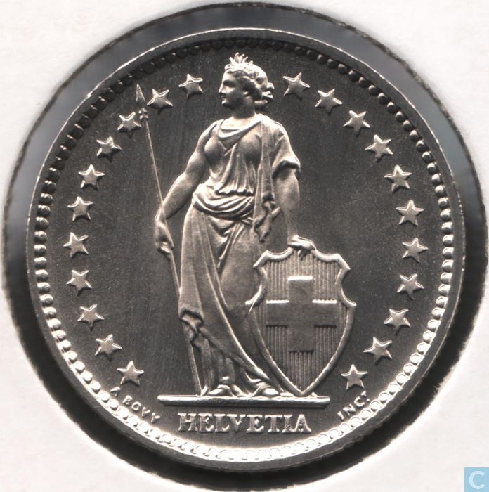 Suisse 2 francs 1974 Suisse  vos pièces sur LastDodo