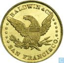 USA  10 dollars - California Gold, Baldwin & Co.   1850