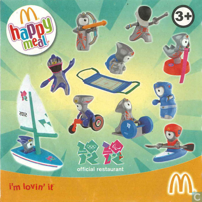 Happy Meal 2012 London Olympics Rhythmic Gymnastics McDonald's