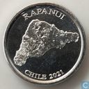 Paaseiland 1 peso 2021 (aluminium - type 10)