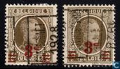 Briefmarken - Belgien - König Albert I. mit Aufdruck