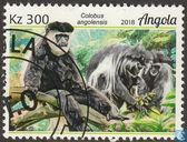 Timbres-poste - Angola - Singes