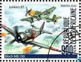Timbres-poste - République centrafricaine / Empire - 80 ans après la bataille de France