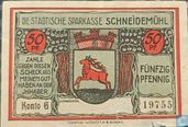 Schneidemühl 50 Pfennig (rood)