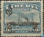 SS Daniel Howard with new value overprint
