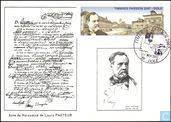 Birth certificate of Louis Pasteur