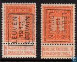 Briefmarken - Belgien - Ziffer