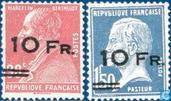 Postage stamps of 1923-1927, with overprint