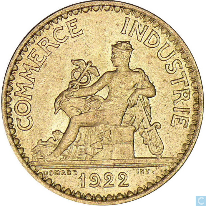 France 1 franc 1922 France  vos pièces sur LastDodo
