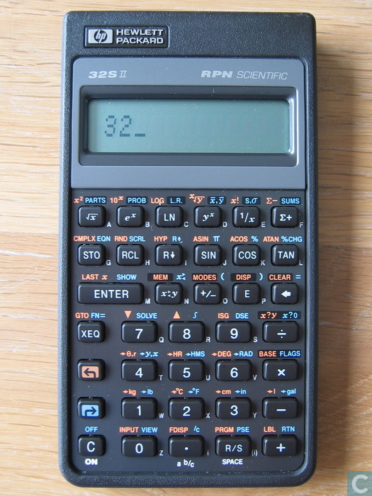 HP32S II HewlettPackard LastDodo