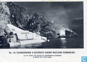 Thunderbird 4 destroys enemy nuclear submarine.