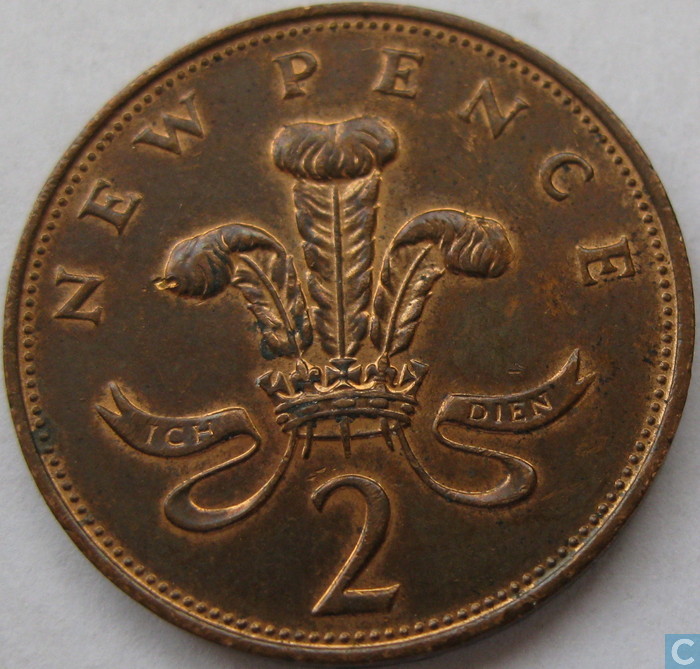 United Kingdom 2 New Pence 1971 United Kingdom Coins LastDodo 2-pence-elizabeth-ii-4th-portrait-magnetic-united-kingdom-numista