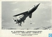 Thunderbird 1. Leading rescue rocket. Length 115' - wing span 80' - diameter 12'.