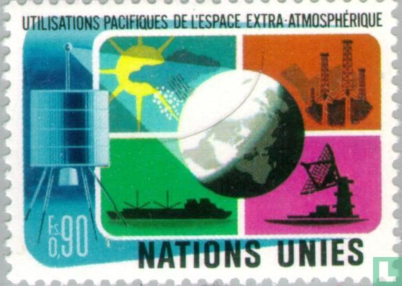 Peaceful use space 0,90 (1975) - United Nations - Geneva - LastDodo