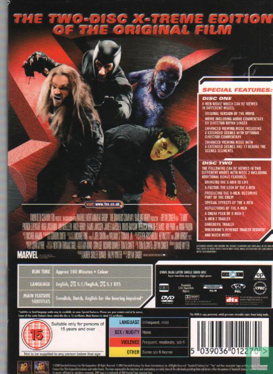 X-Men 1.5 DVD 1 (2004) - DVD - LastDodo