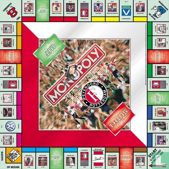 Allerlei soorten Lezen knuffel Monopoly Feyenoord Edition (2002) - Monopoly - LastDodo