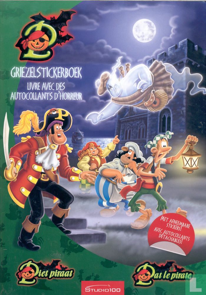 Griezelstickerboek