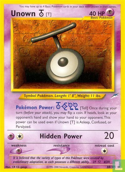 Unown [T]