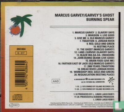 Marcus garvey/garvey's ghost