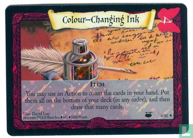 Colour-Changing Ink