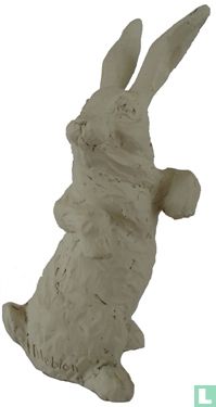 Lièvre - Rabbit sitting down - White - 3rd version