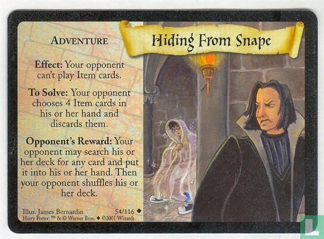 Hiding From Snape